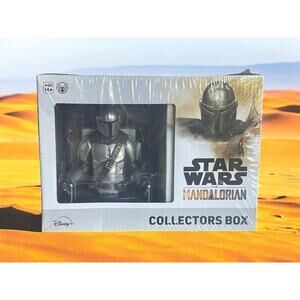 Disney Star Wars The Mandalorian Collectors Box Sealed New Pint Glass Keychain